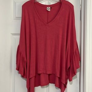 Anthropologie oversized tunic top, size xs/s